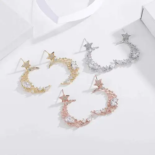 zircon earrings