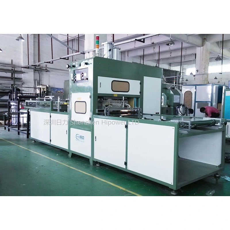 HF Soft Crease Folding Box forming machine for PET, PVC