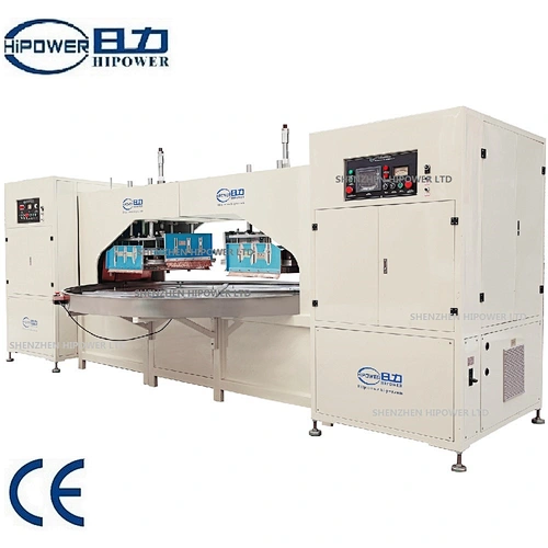 Auto turntable High frequency pocket air filter welding machine