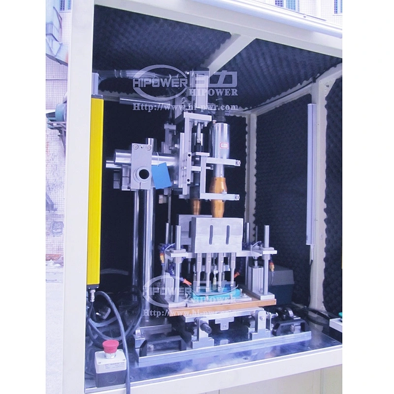 Ultrasonic multi-spot welding machine for car air flow