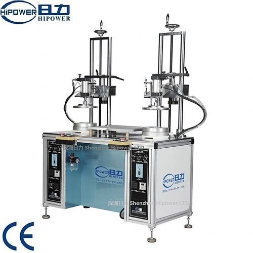 Semi-Auto transparent cylinder edge curling machine