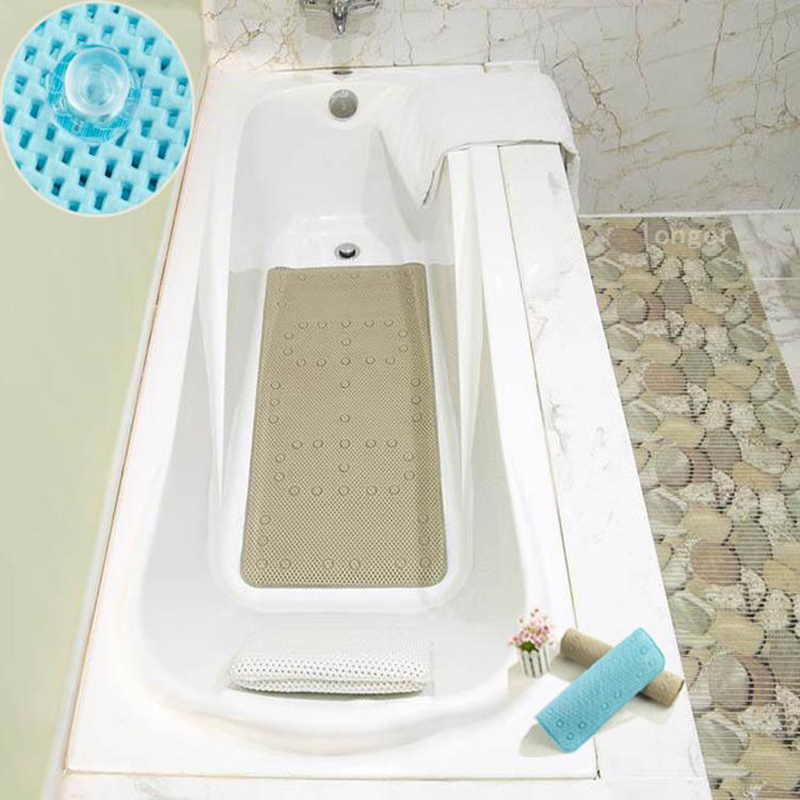 PVC ANTI-SLIP BATHTUB MAT WITH SUCTION CUPS