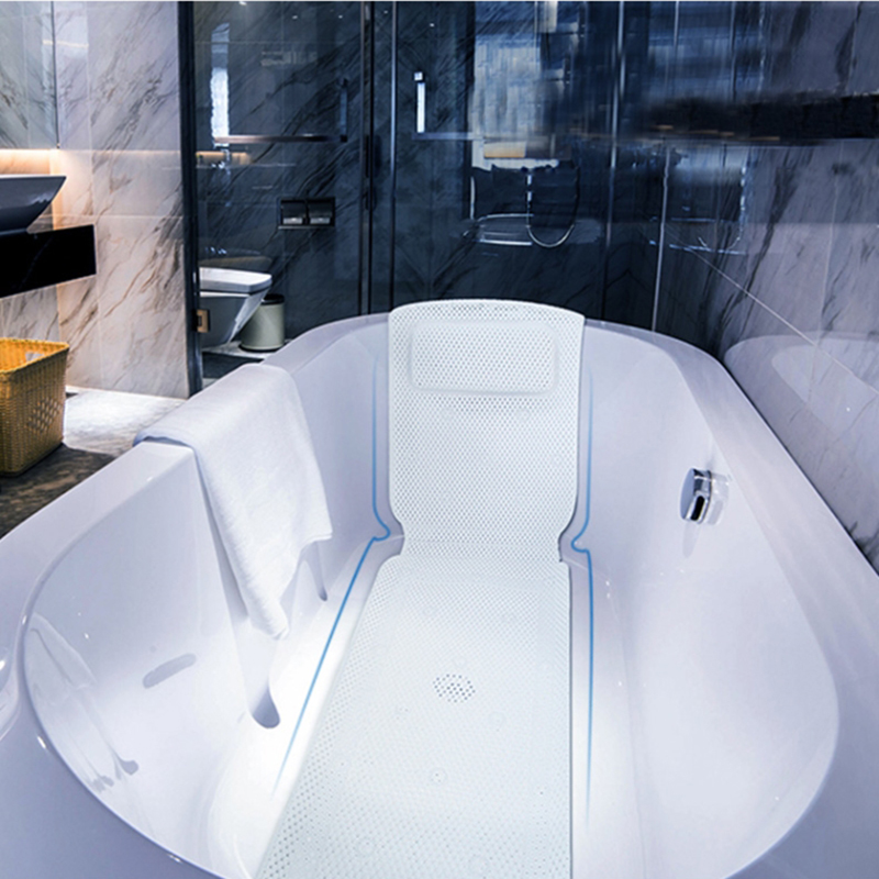 PVC ANTI-SLIP BATHTUB MAT WITH SUCTION CUPS