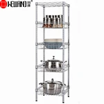 wire shelving unit with basket
