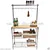 metal microwave shelf