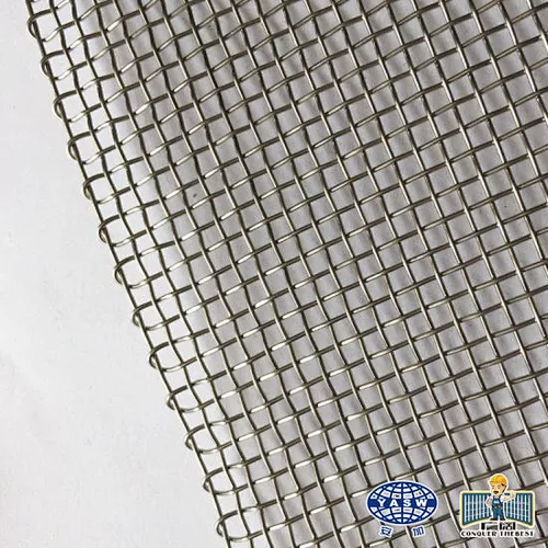Galvanized window screen mesh