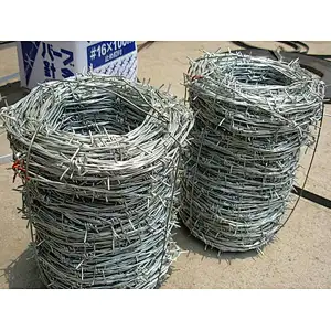 HOT DIPPED GALVANIZED BARBED WIRE