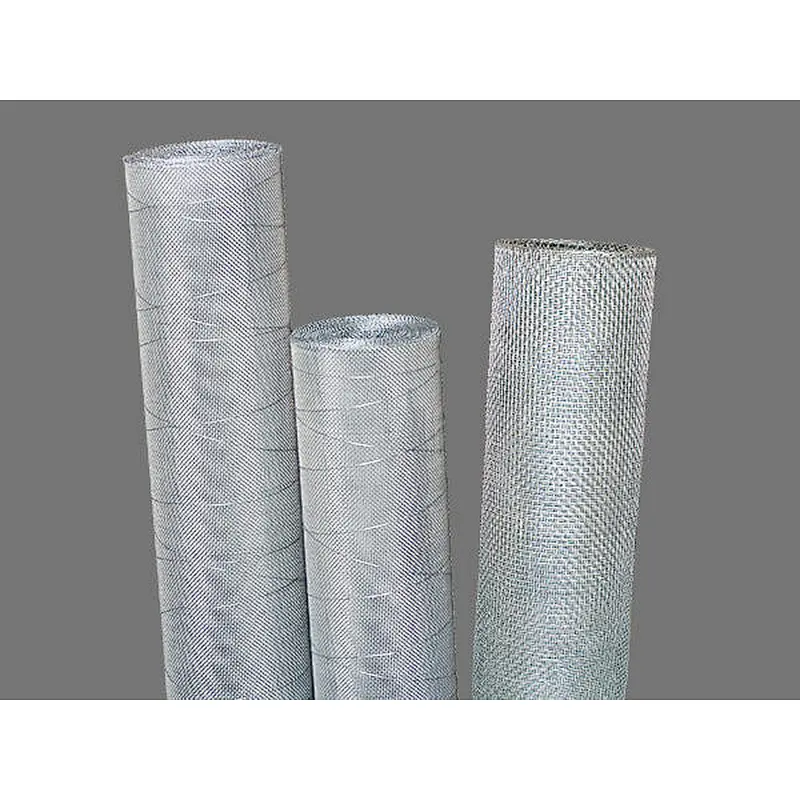 Galvanized window screen mesh