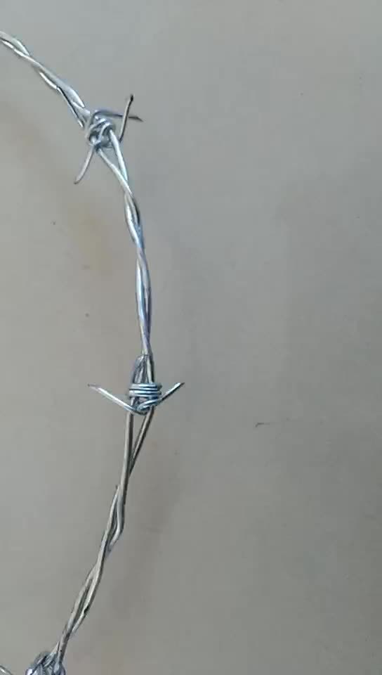 ELECTRO GALVANIZED BARBED WIRE