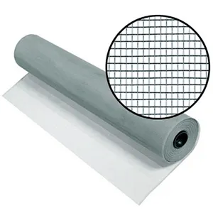Galvanized window screen mesh