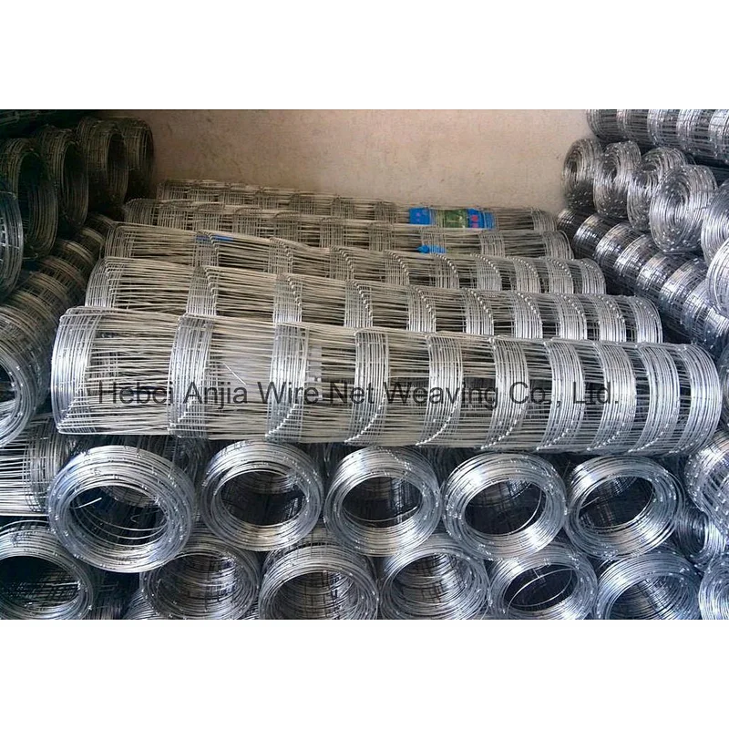 HOT DIPPED GALVANIZED KNOTTED WIRE MESH FENCE