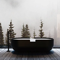 Lario Collection Solid Surface Freestanding Bathtub