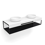 double basin cabinet