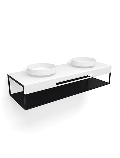 double basin cabinet