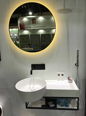 bathroom basin shelf