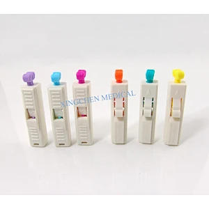 XC1118  Button Type Safety Blood Lancet