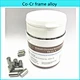 Cobalt Chrome Alloy for Restoration of Removable Framework and Partial Dentures