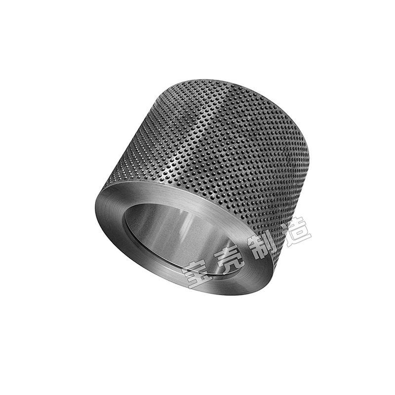 Fish scale shaped roller rings for animal feed machine
