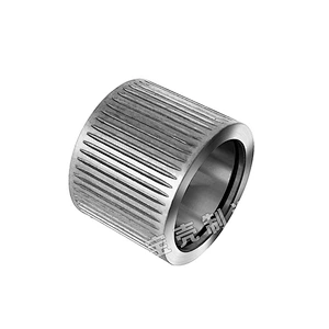 Fish scale shaped roller rings for animal feed machine