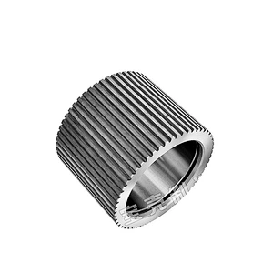 Fish scale shaped roller rings for animal feed machine