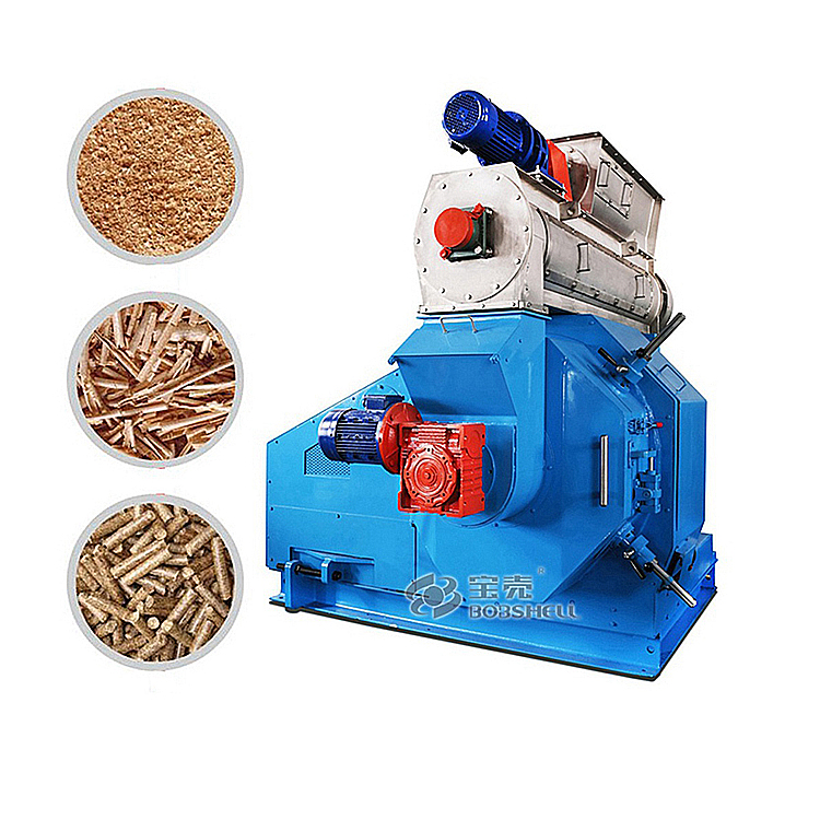 Stainless steel animal feed mill processing making machine for pelleting sawdust fertilizer alfalfa etc