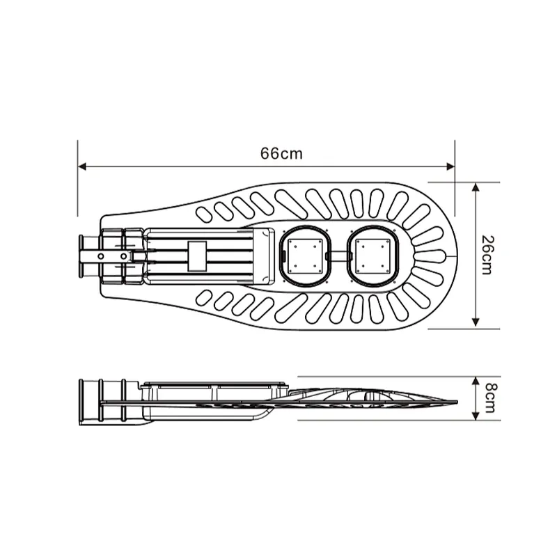 LSL067B 100w led street light specifications