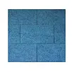 light blue sound absorbing panels