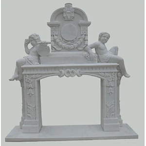 marble lion head fireplace mantel/stone fireplace/marble decorative fireplace mantel