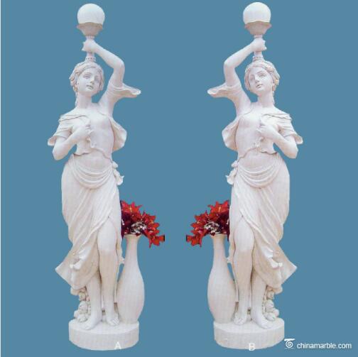 garden marble lady statue/custom life size statue/stone art statue