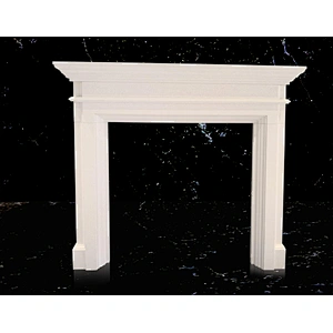 Limestone Carved Continental Mantel Fireplace Surround