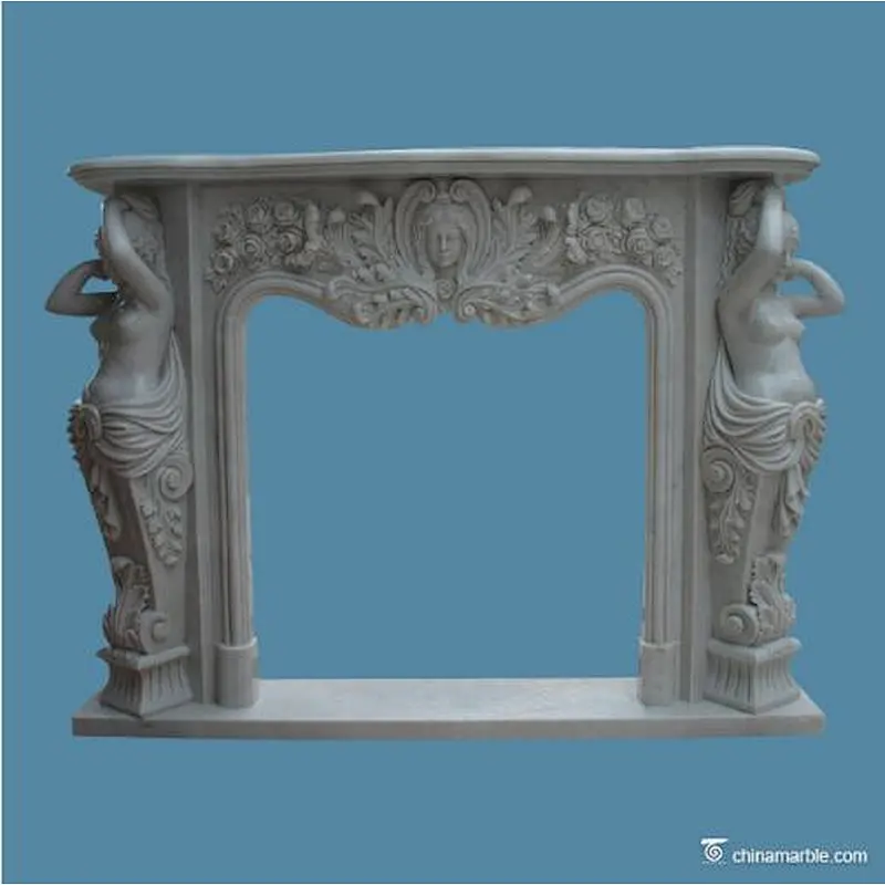Travertine Fireplace/limestone fireplace/marble fireplace mantels