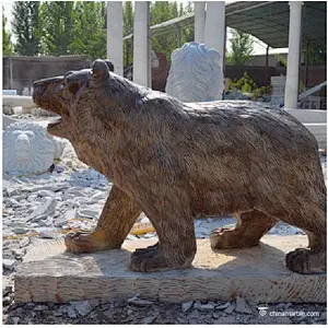 stone bear sculpture/garden decoration sculpture for sale