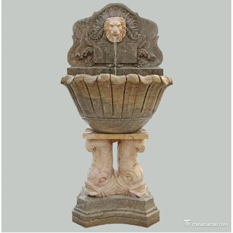 wall fountain lion head water fountain/outdoor water fountains
