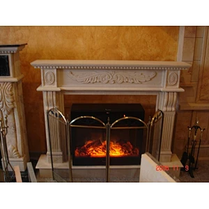 Retro and Elegant double marble fireplaces/fireplace mantel