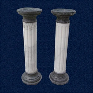 Hollow Roman Decorative Pillar Column In Stone