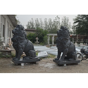 stone lionlion with wings statue/winged lion statue/antique marble statues for sale