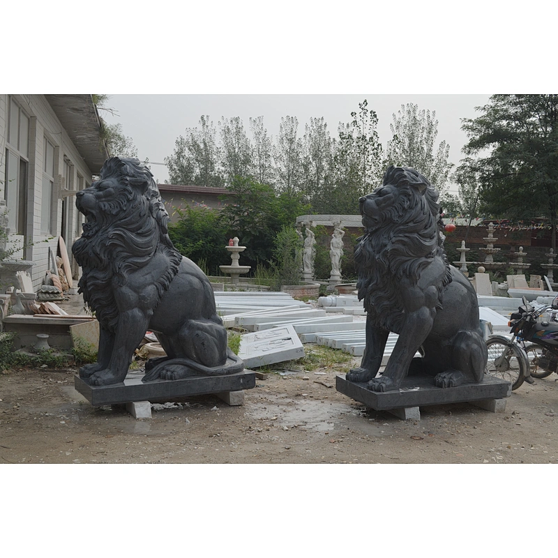 stone lionlion with wings statue/winged lion statue/antique marble statues for sale