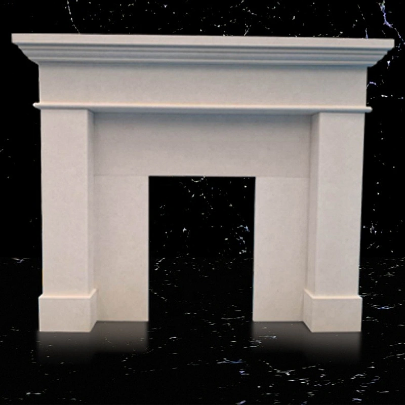 Limestone Fire Place Mantels/white fireplace/fireplace surrounds
