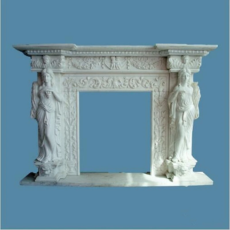 Modern Maple Marble Fireplace Mantels Shelf/fireplace surrounds