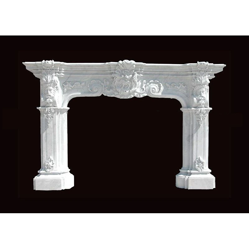 Freestanding Indoor Fireplace Mantel Surround Decorative Shabby Chic/marble surrounds