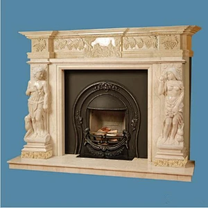 chinese marble fireplace mantel for sale/natural marble surrounds