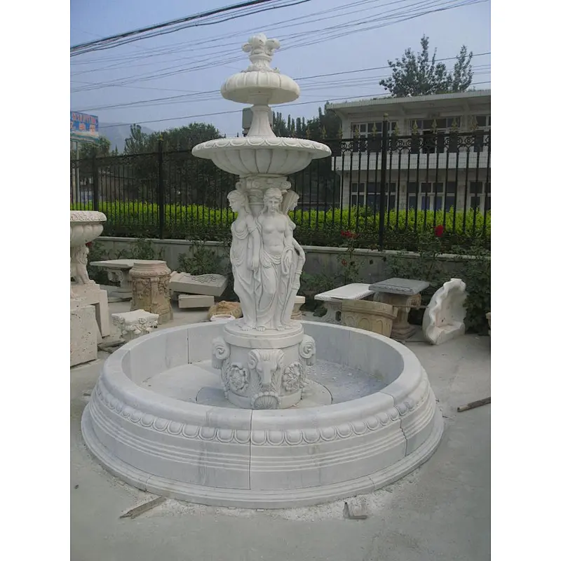stone water fountain