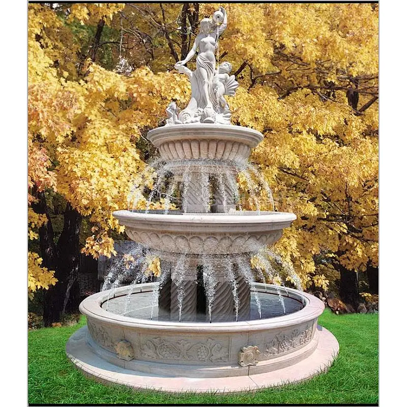 stone water fountain