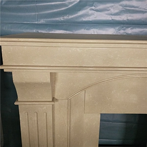 Kamin Decorative Stone Fireplace/natural marble fireplace mantel