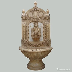 stone boy fountain garden outdoor/water wall fountain garden