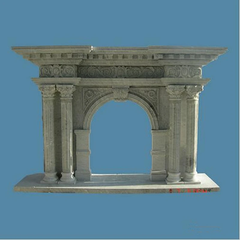 Indoor Antique Marble Fireplace Mantels For Sale/carved firplaces
