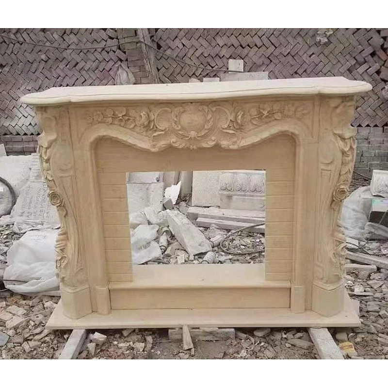 chinese marble fireplace mantel for sale/natural marble surrounds