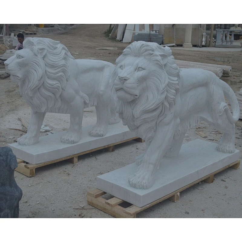 lion garden statue/garden decoration lion statue/lion stone statue