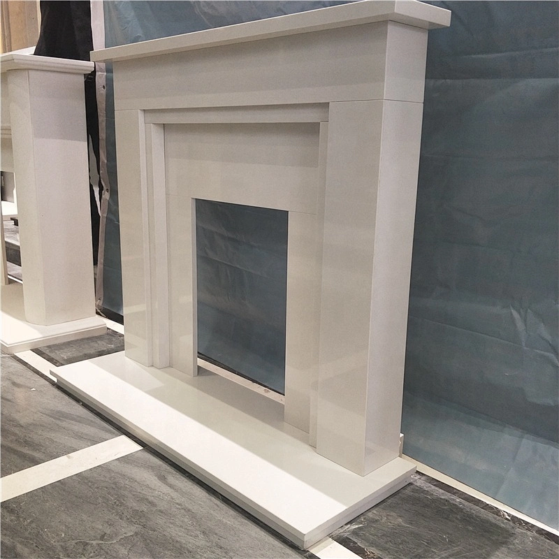 Decorative Fireplace Marble Mantels/white marble fireplace