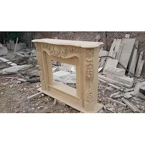 chinese marble fireplace mantel for sale/natural marble surrounds